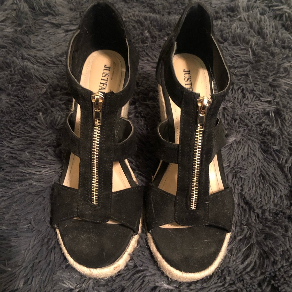 ✨Black zipper wedges - Picture 3 of 7